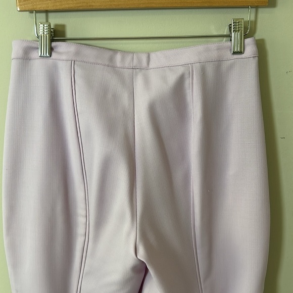 Gianni Versace Couture Wool Pant Light Purple Formal Trouser Italy Sz 42 US 6 - Picture 6 of 14